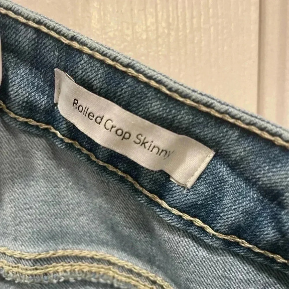 Jessica‎ Simpson Women’s Rolled Crop Skinny Jeans Size 6/28 - Picture 4 of 7